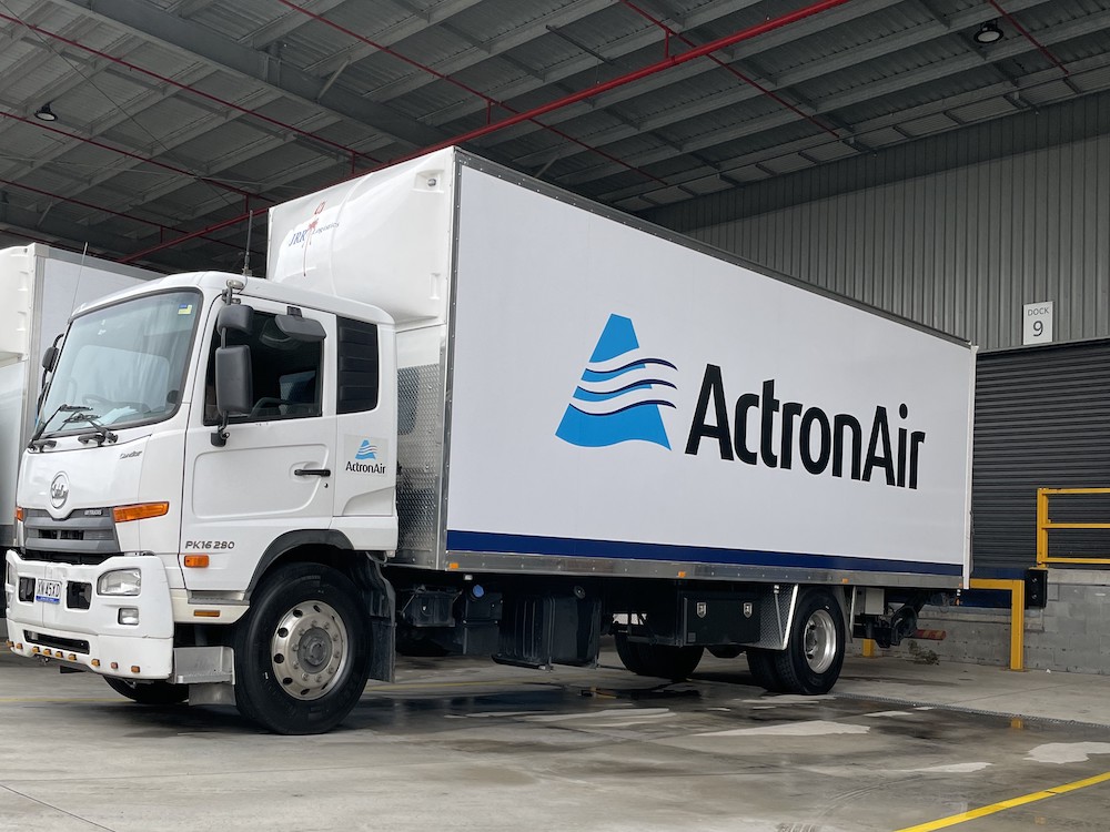 ACTRON AIR DECAL TRUCK BOX