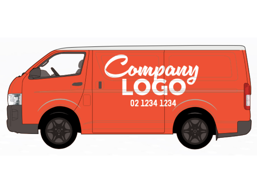 Full Van Wrap Without Roof - Sides