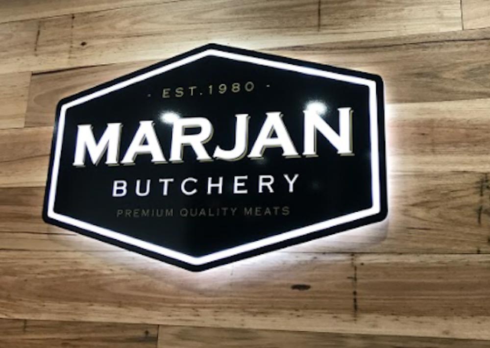 3D Signage - Marjan Butchery